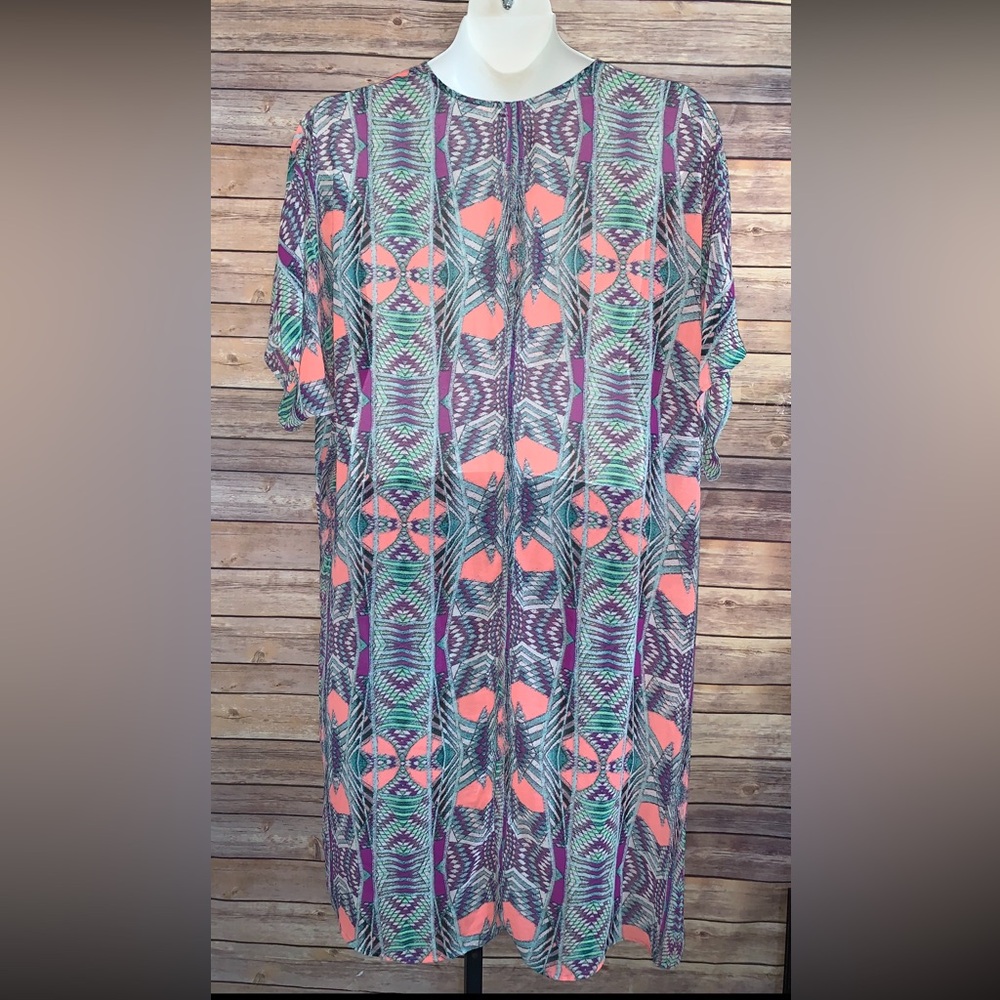 Colorful Patterned Cardigan - Size - Picture 2 of 7